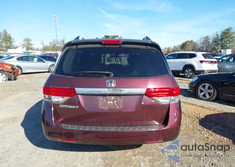 2014 Honda Odyssey Ex-L from USA, damaged, VIN 5FNRL5H6XEB052233